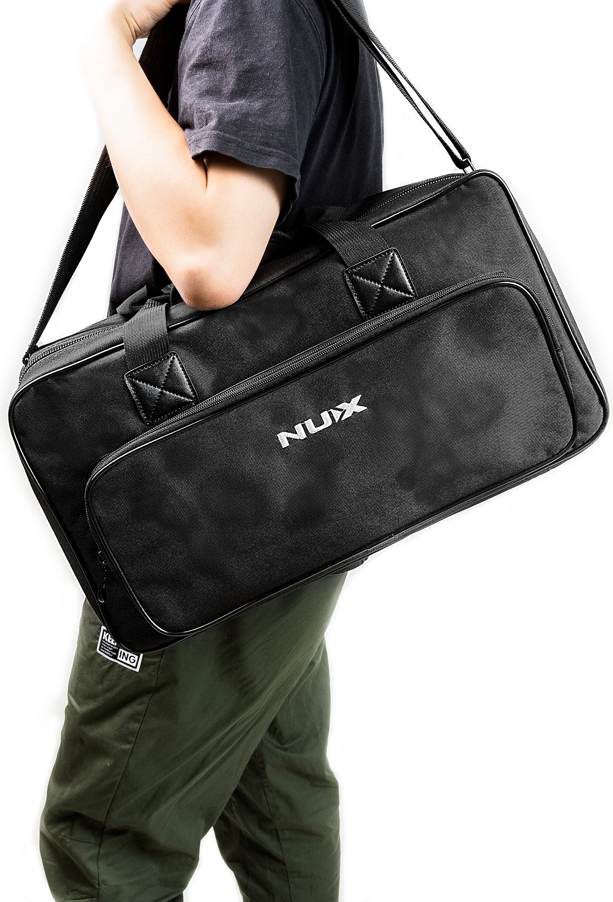 NUX Bumblebee Large Pedalboard, With Bag, Detail Front