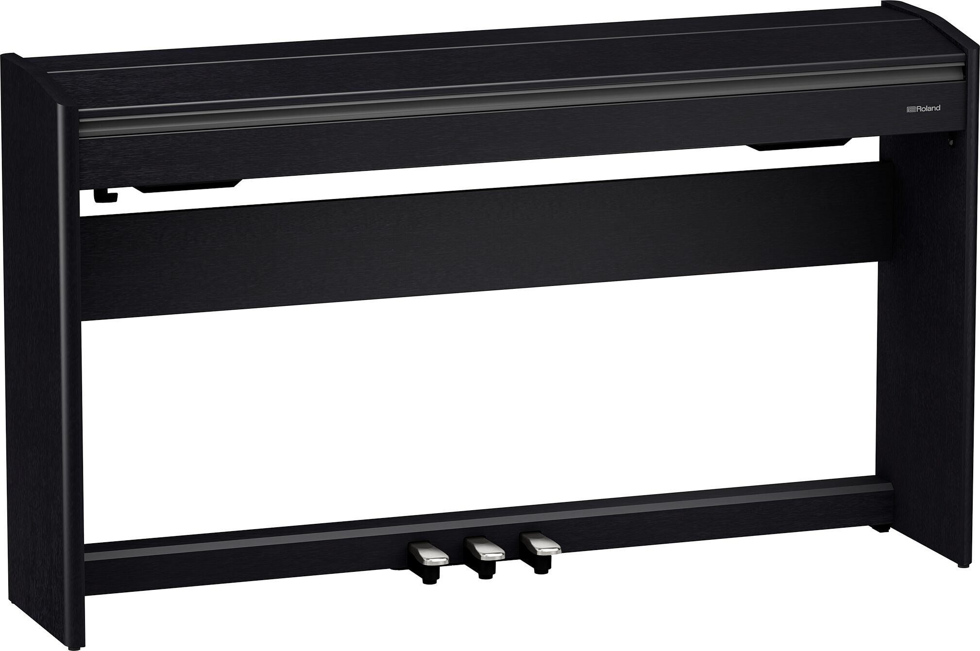 Roland F701 Digital Piano, Black, Action Position Front