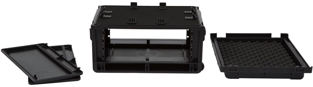 SKB 1SKB-iSF4U Molded 4U Studio Flyer Rack Case, New, View