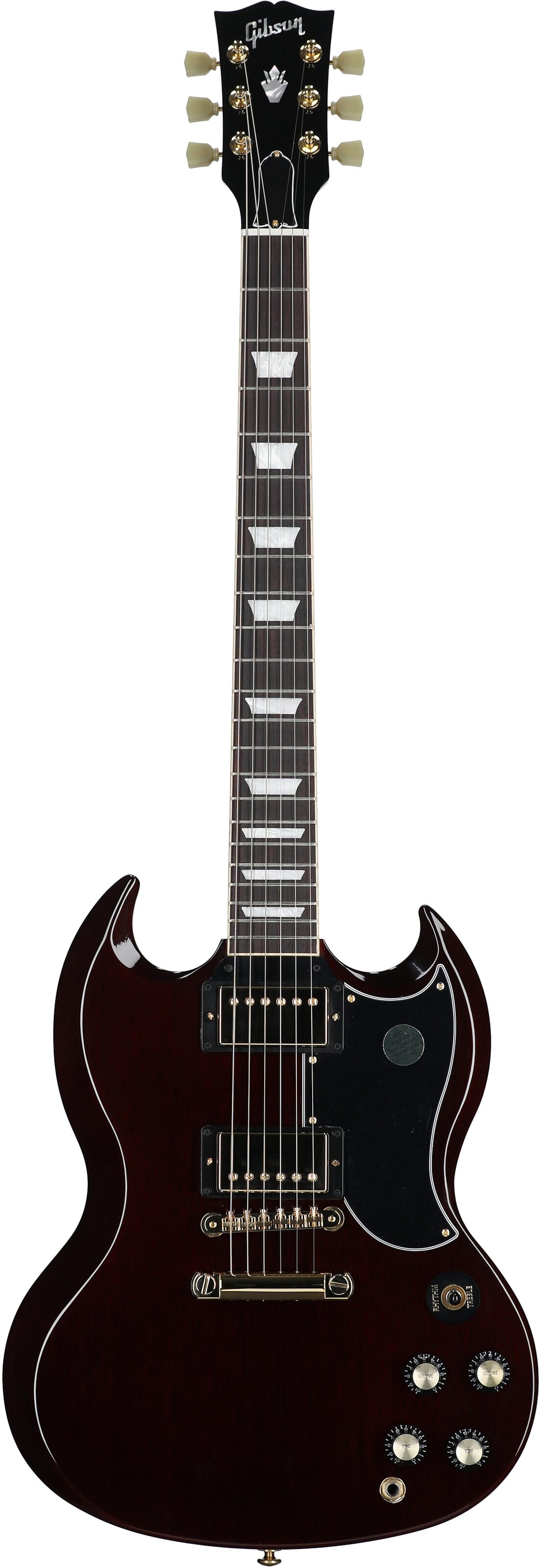 Gibson Exclusive SG Standard '61 Electric Guitar (with Case), Aged Cherry, Full Straight Front