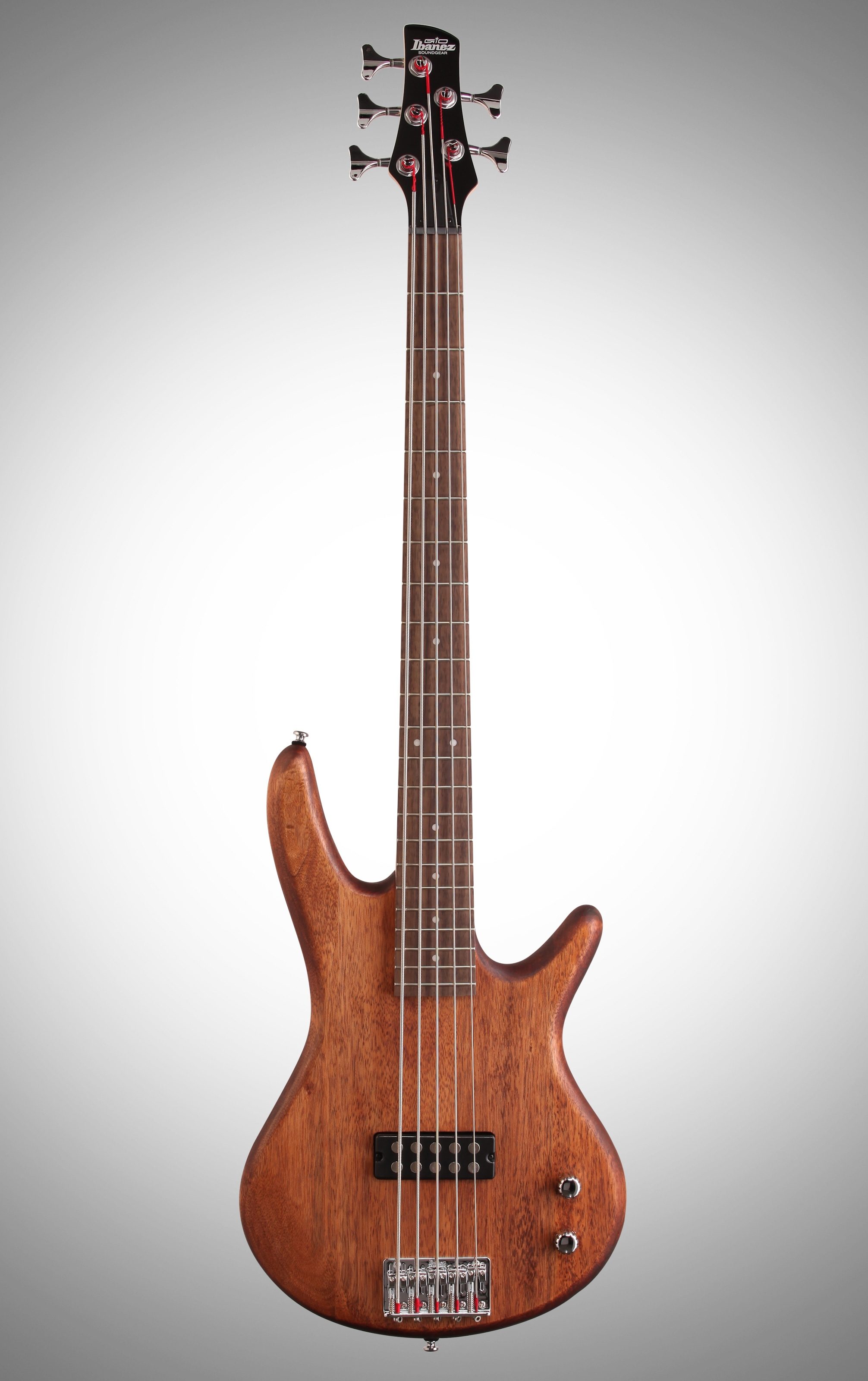 Ibanez GSR105EX 5-String Electric Bass, Mahogany Oil, Full Straight Front