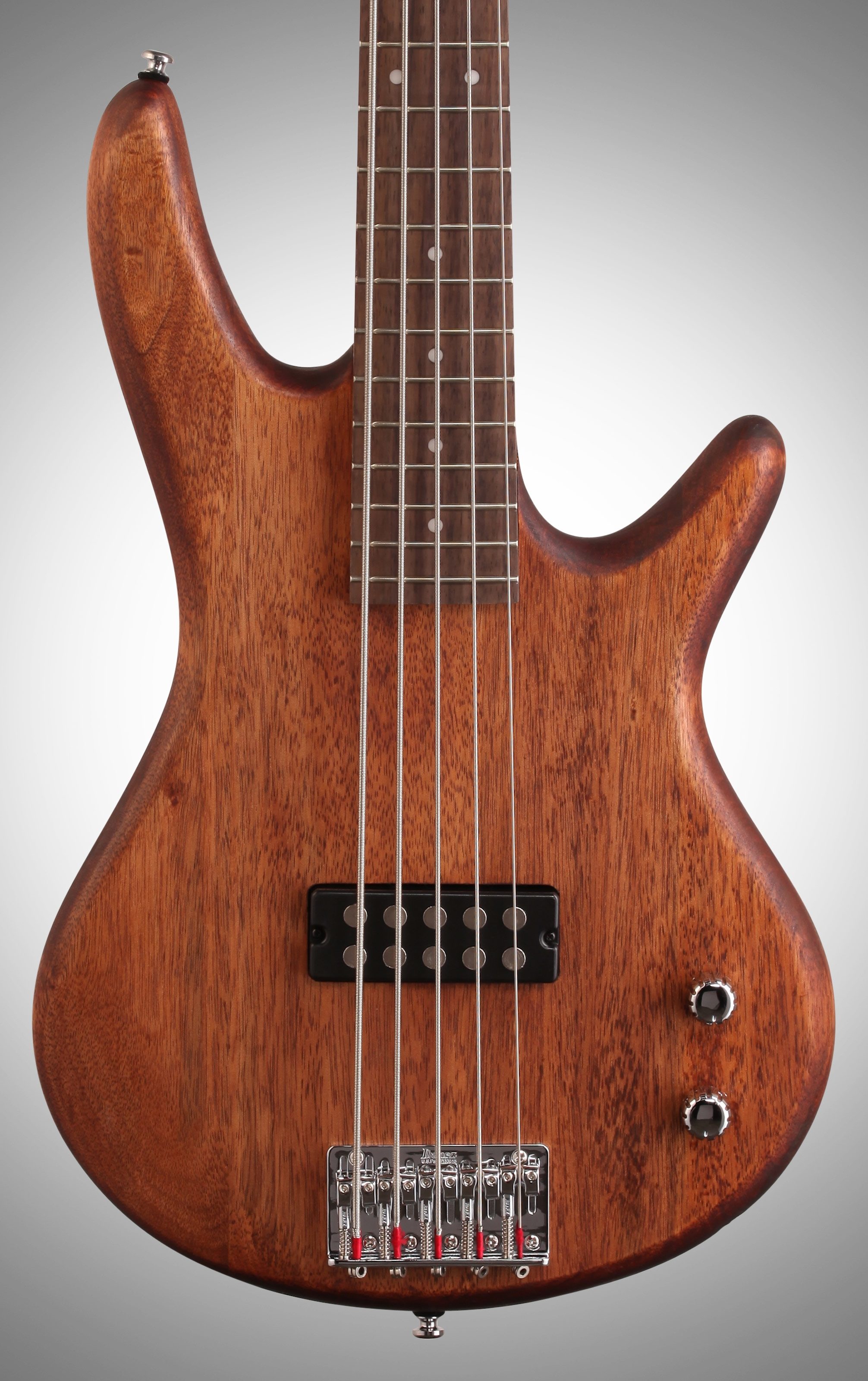 Ibanez GSR105EX 5-String Electric Bass, Mahogany Oil, Body Straight Front