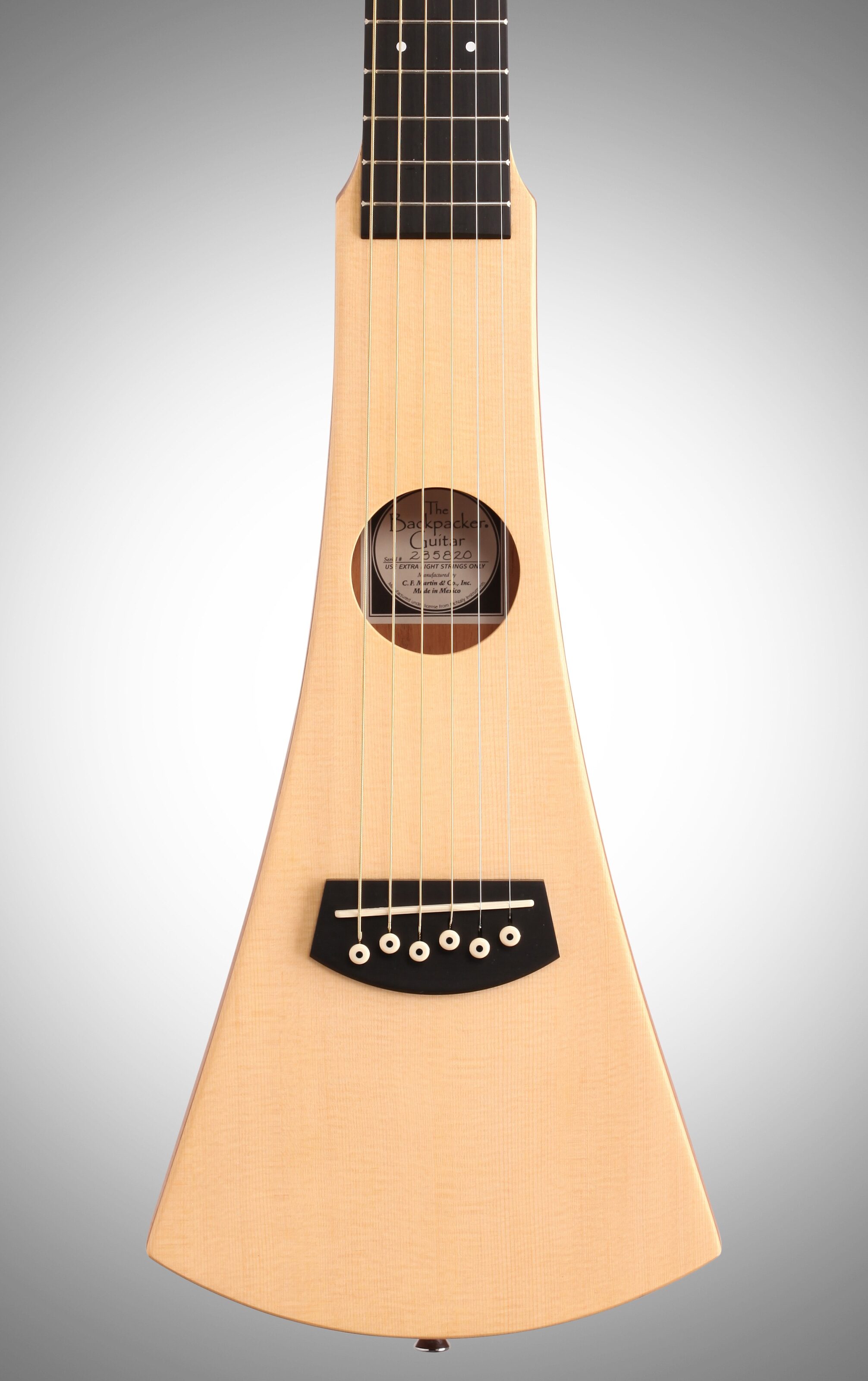 Martin Steel-String Backpacker GBPC Travel Acoustic Guitar (With Gig Bag and Strap), New, Body Straight Front
