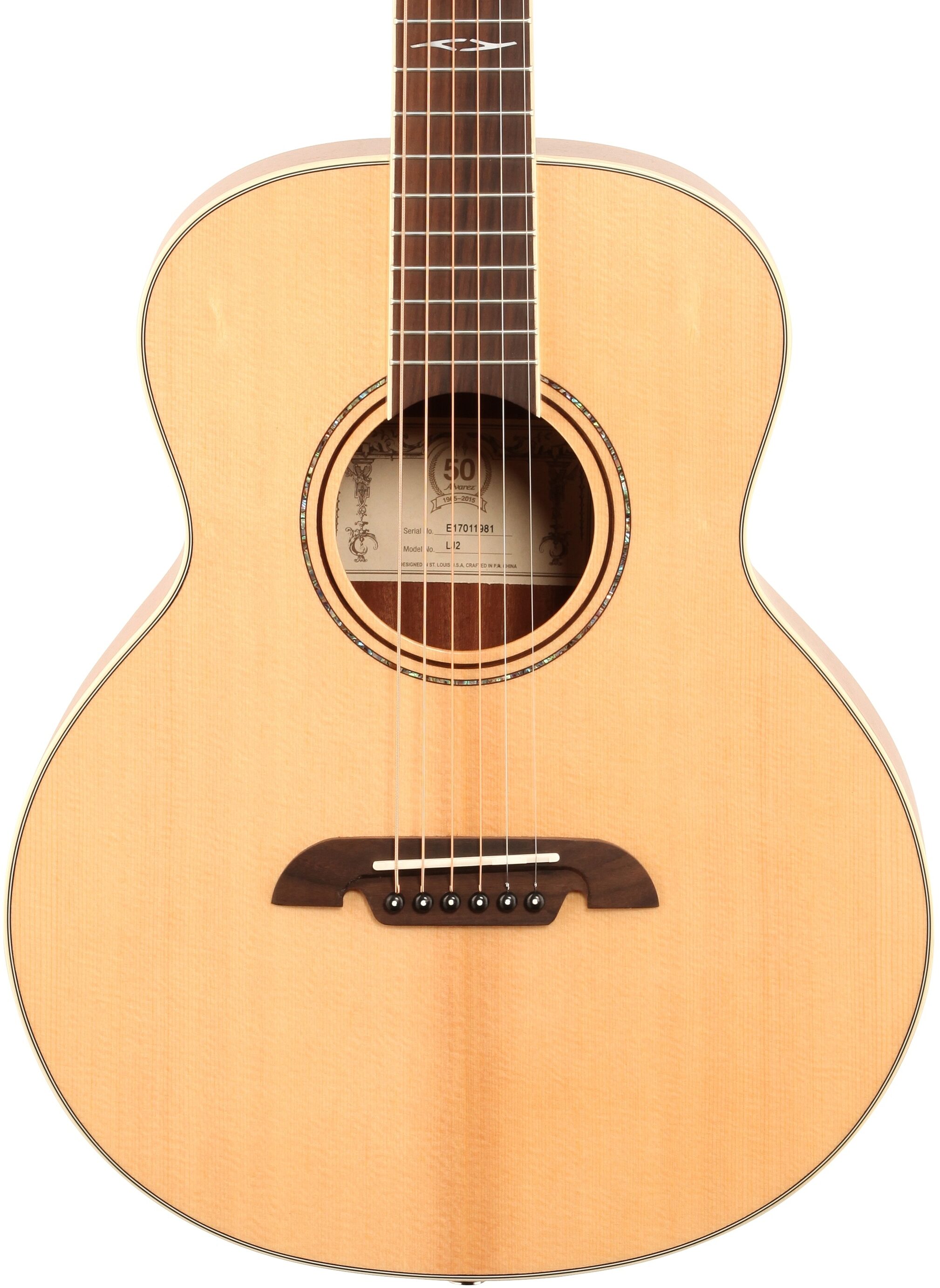 Alvarez LJ2 Little Jumbo Acoustic Guitar (with Gig Bag), New, Body Straight Front
