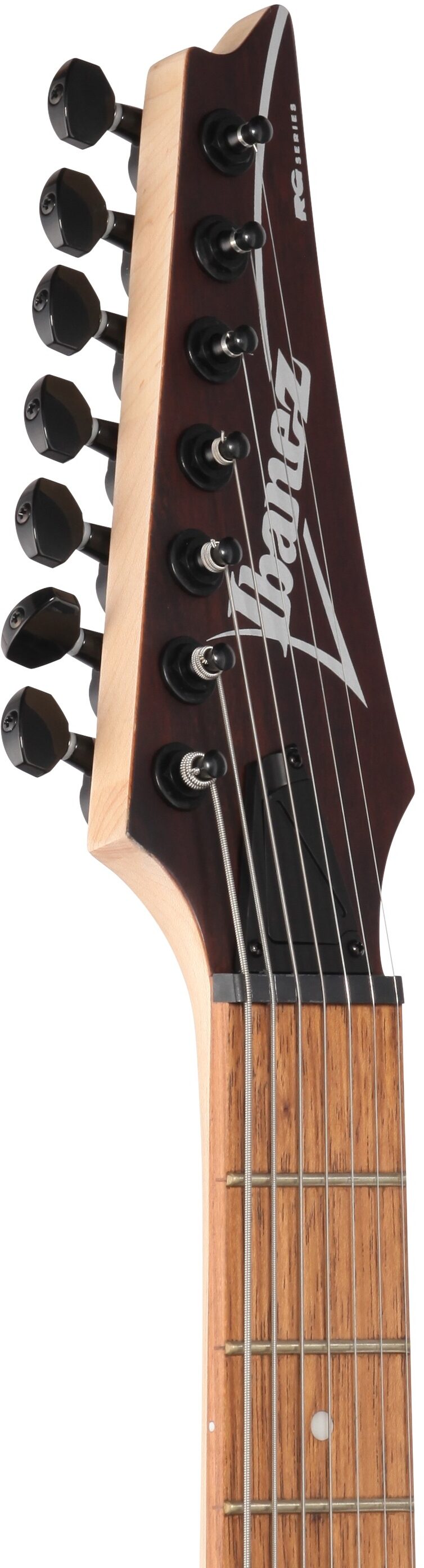 Ibanez RG7421 Electric Guitar, 7-String, Walnut Flat, Headstock Left Front