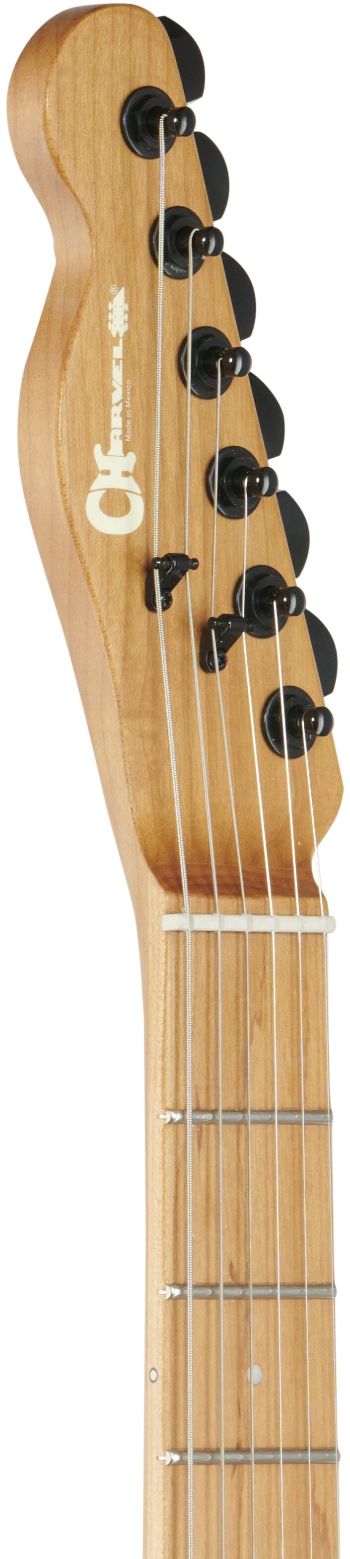 Charvel Pro-Mod So-Cal Style 2 24 HH HT CM Electric Guitar, Satin Black, Headstock Left Front
