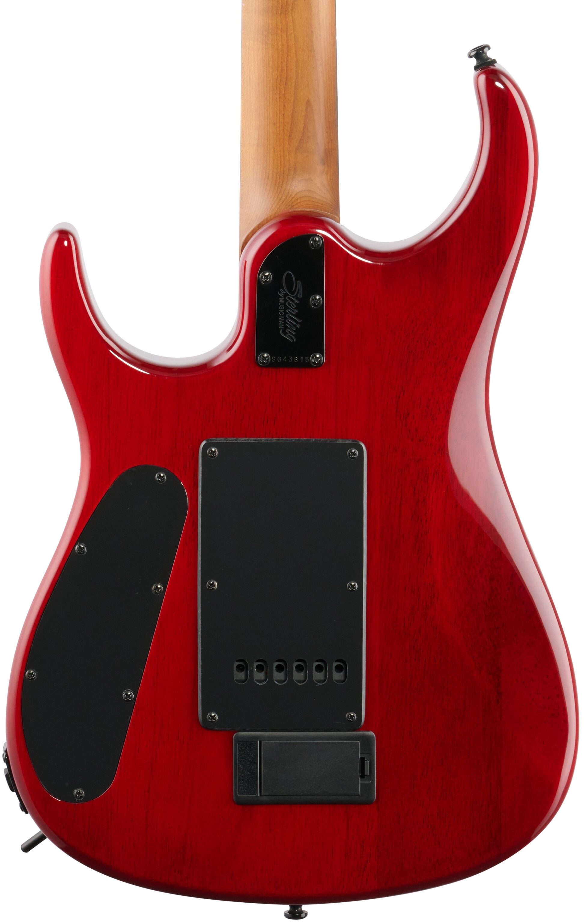 Sterling by Music Man John Petrucci JP150D SM Electric Guitar (with Gig Bag), Blood Orange Burst, Body Straight Back