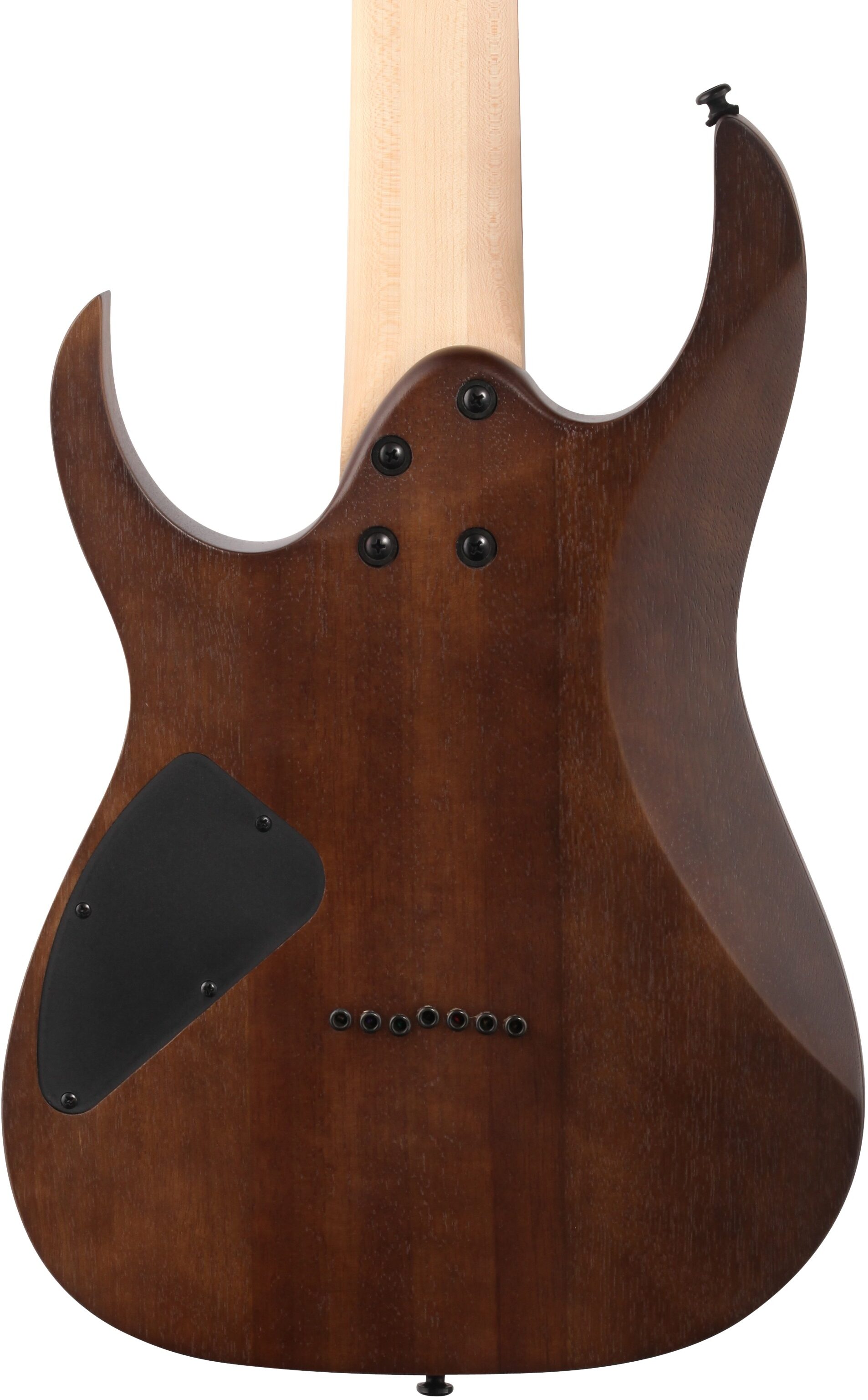 Ibanez RG7421 Electric Guitar, 7-String, Walnut Flat, Body Straight Back