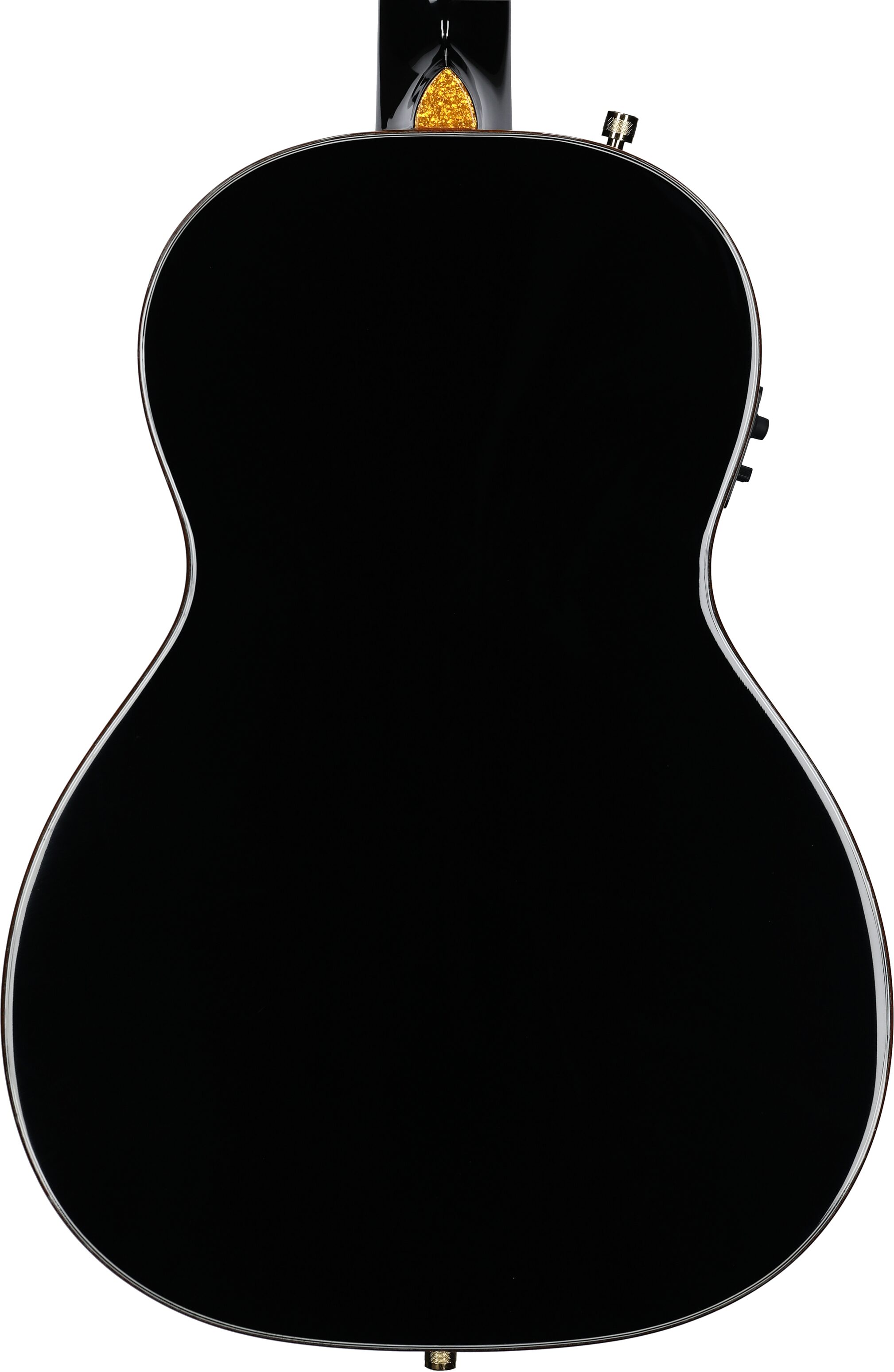 Gretsch G5021WPE Rancher Penguin Parlor Acoustic-Electric Guitar, Black, Body Straight Back