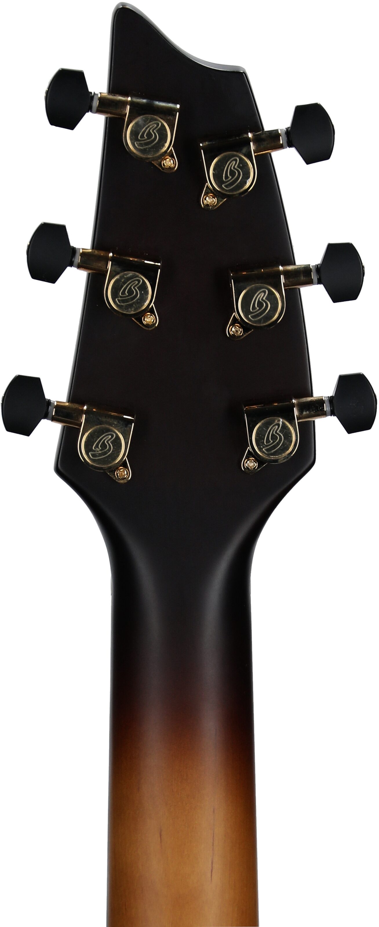 Breedlove Organic Pro Artista Concert CE Acoustic-Electric Guitar (with Case), Burnt Amber, Headstock Straight Back