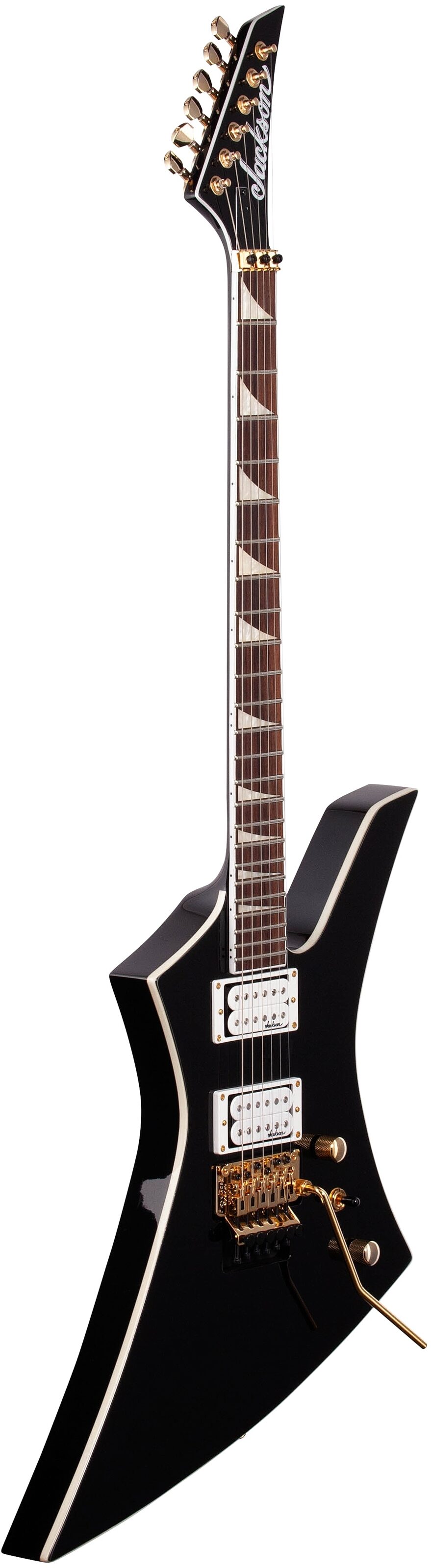 Jackson X Series Kelly KEX Electric Guitar, Laurel Fingerboard, Gloss Black, Body Left Front