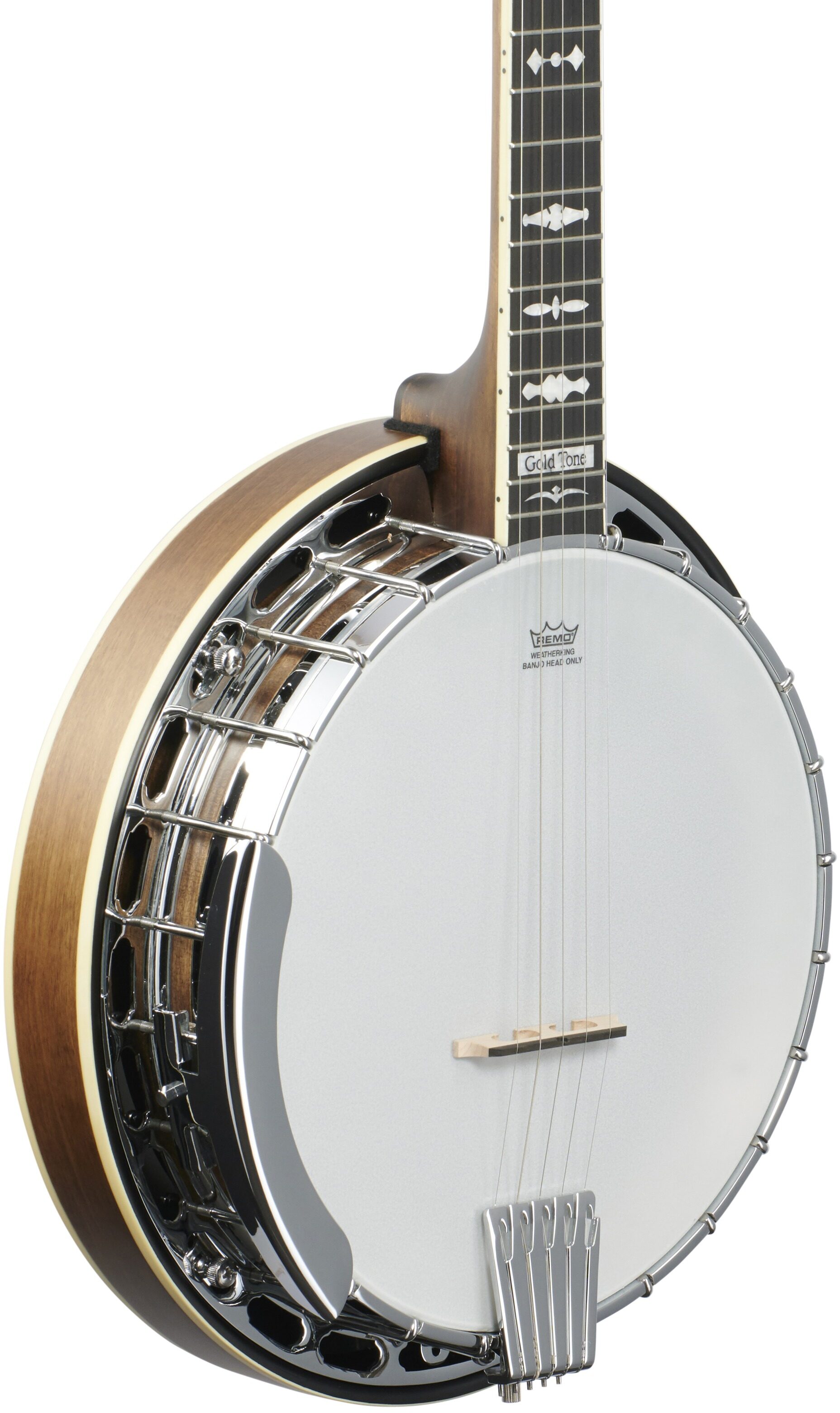 Gold Tone OB-150 Resonator Banjo (with Case), Orange Blossom, Full Left Front