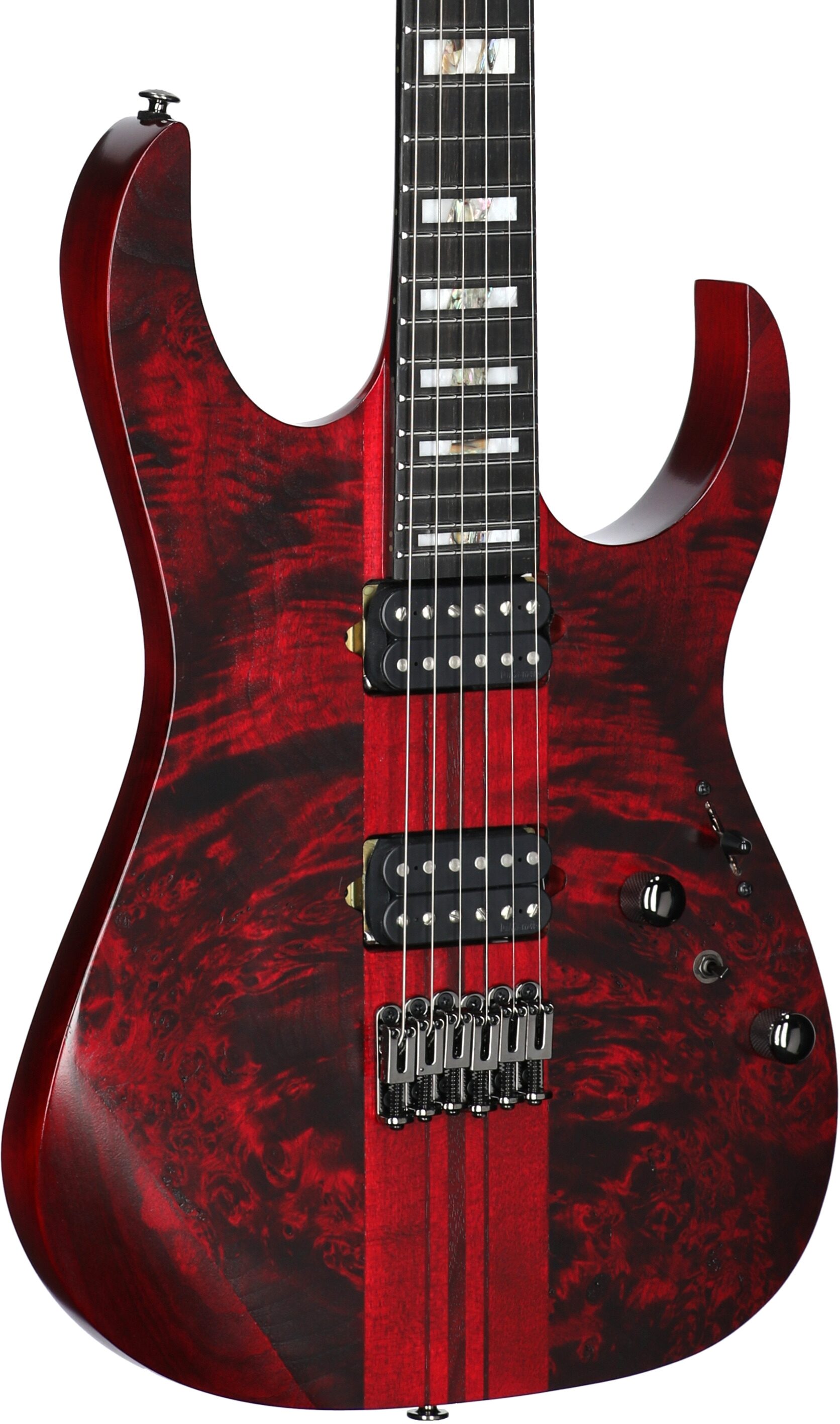 Ibanez RGT1221PB Premium Electric Guitar (with Gig Bag), Stained Wine Red, Full Left Front