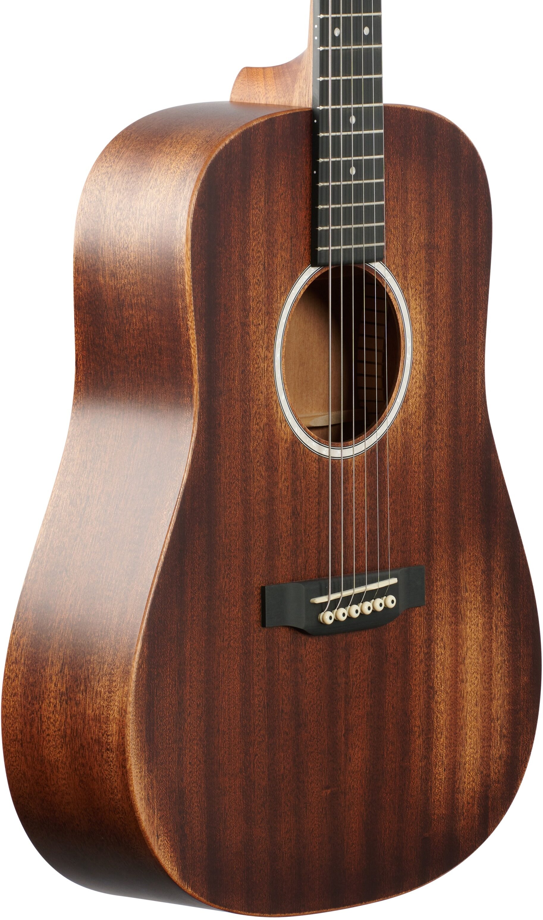 Martin DJr-10E StreetMaster Acoustic-Electric Guitar (with Gig Bag), New, Full Left Front