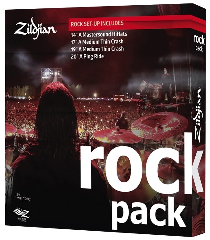 Zildjian A Rock Music Cymbal Pack, A0801R, Alt