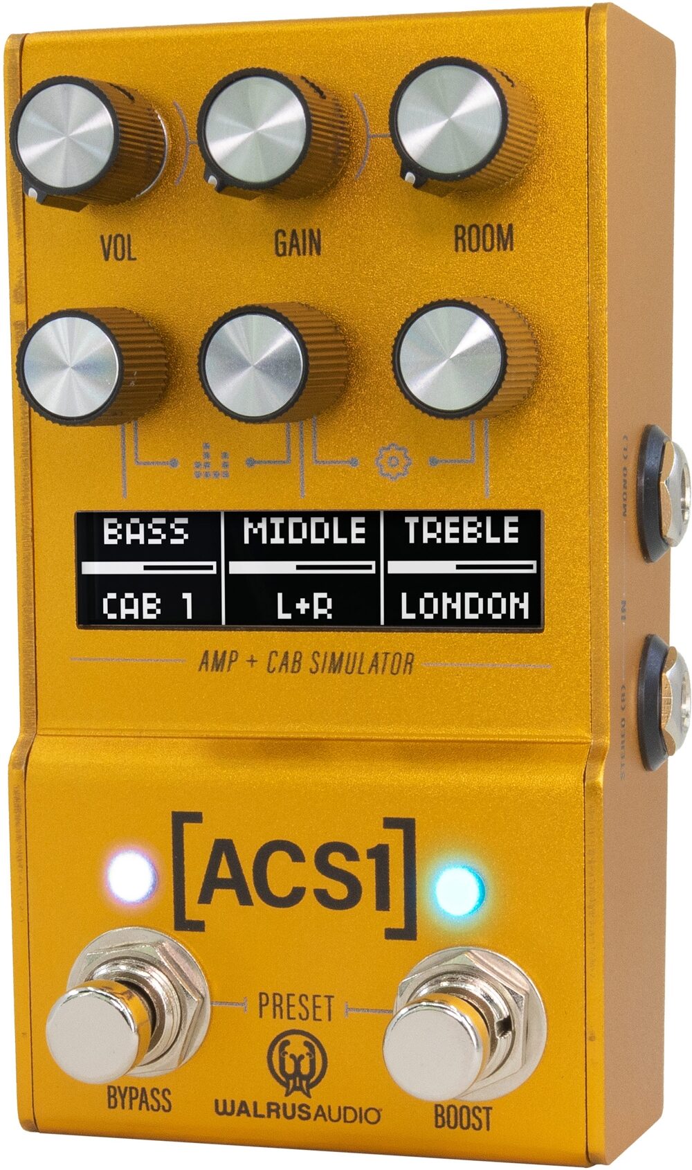 Walrus Audio Mako ACS1 MKII Amp Cabinet Simulator Pedal, New, Action Position Back