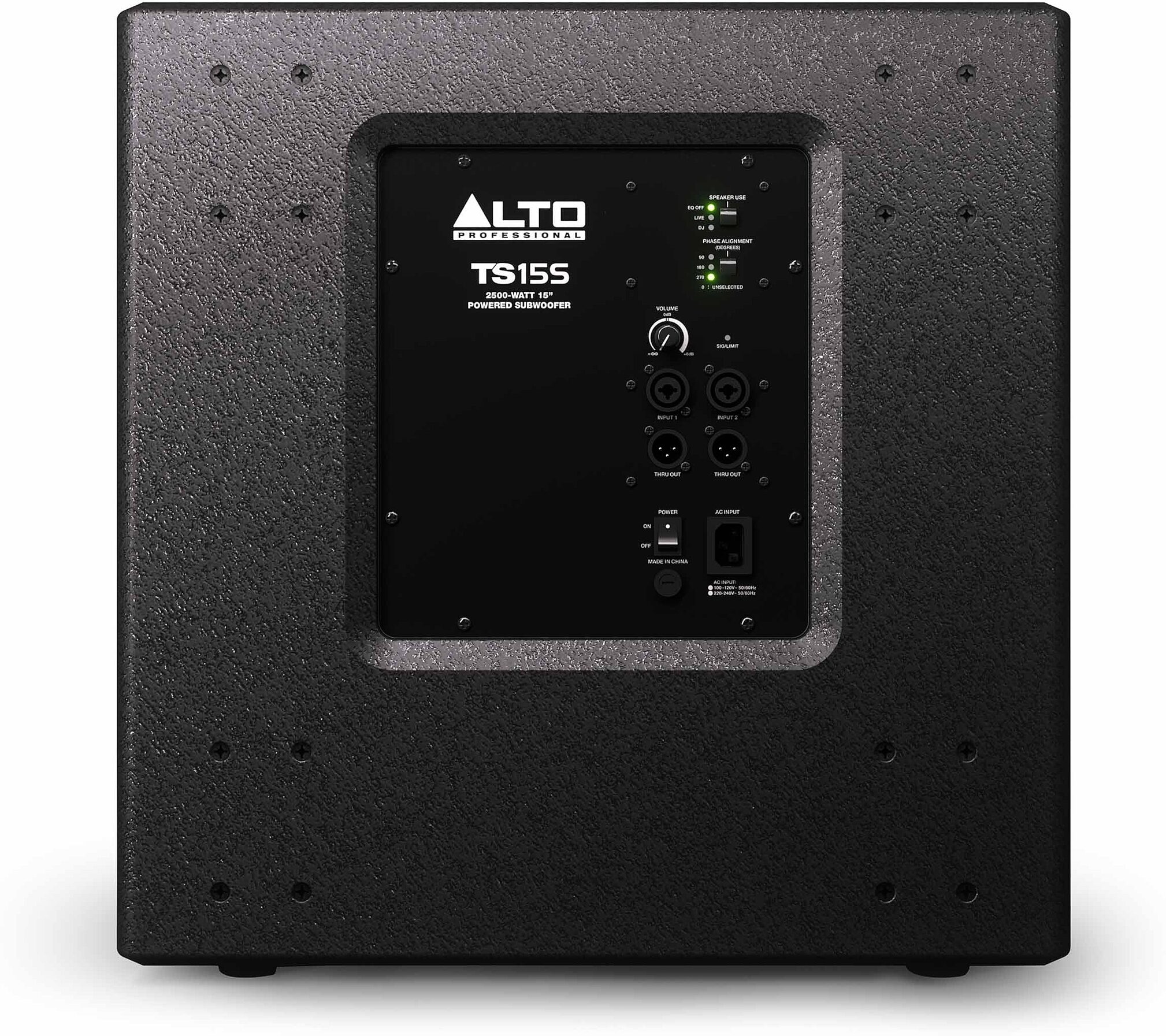 Alto Professional TS15S Powered Subwoofer, Single Speaker, Action Position Back
