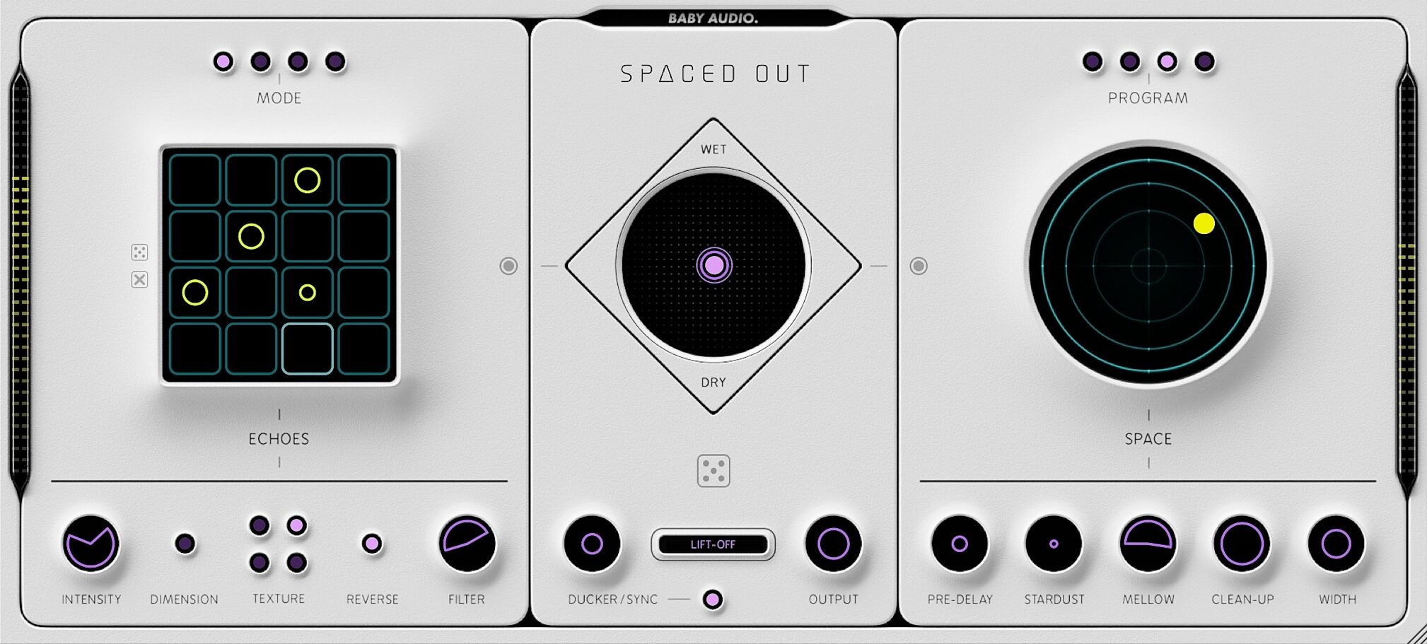 Baby Audio Spaced Out Audio Plug-in, Digital Download, Screenshot Front