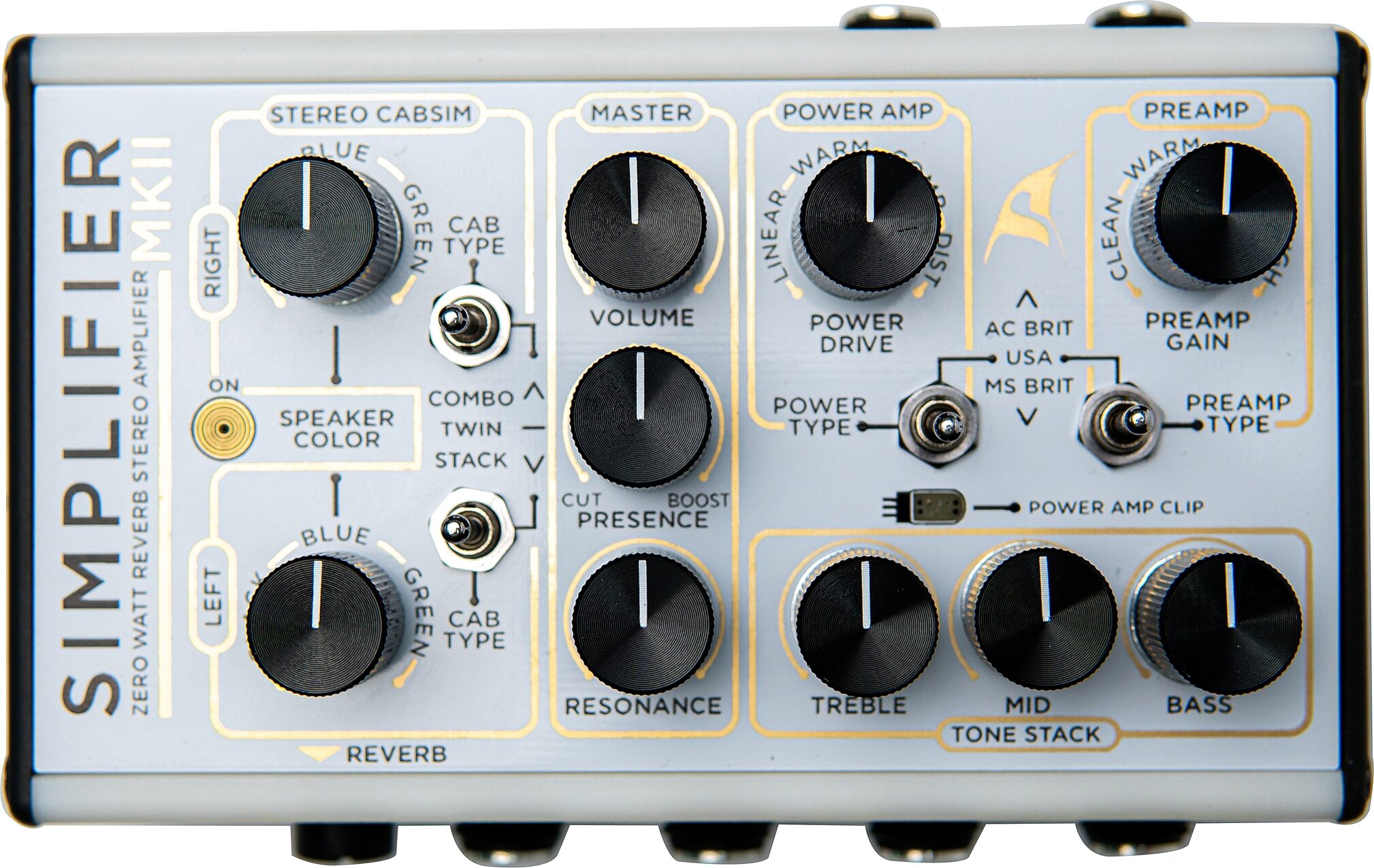 DSM Humboldt Simplifier MK-II Zero Watt Stereo Amplifier, New, Action Position Back