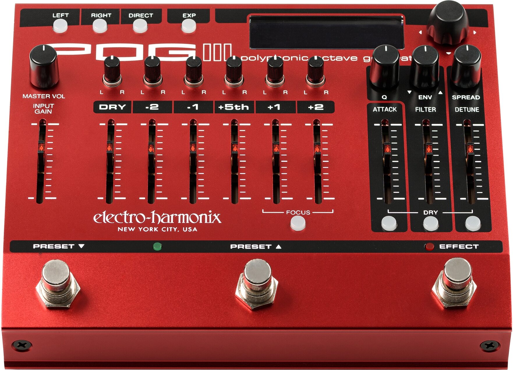 Electro-Harmonix POG3 Polyphonic Octave Generator Pedal, New, view
