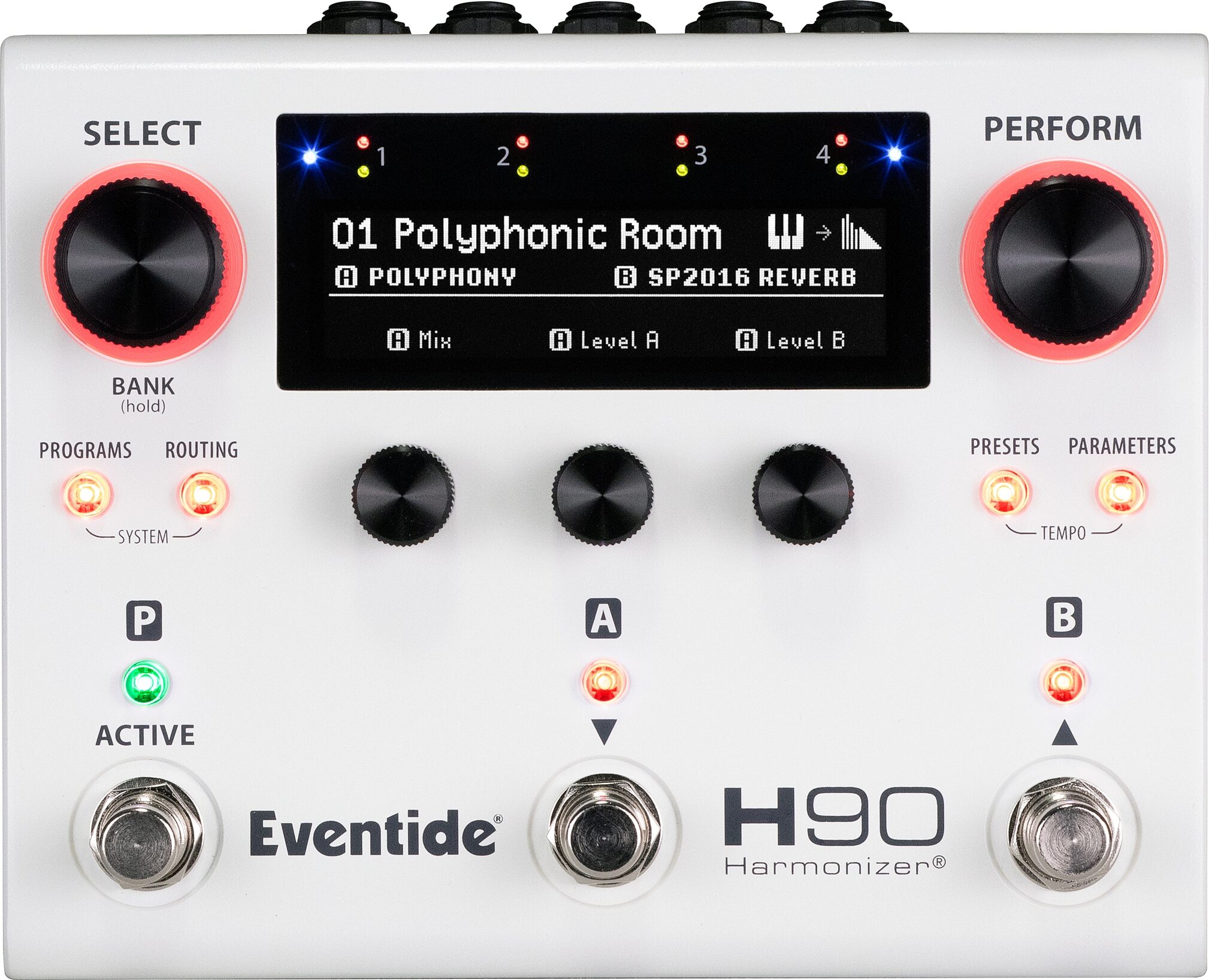 Eventide H90 Harmonizer/Multi-Effects Pedal, White, Main