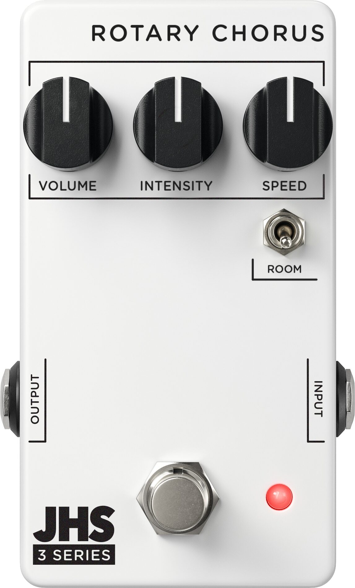 JHS 3 Series Rotary Chorus Pedal, New, Action Position Back