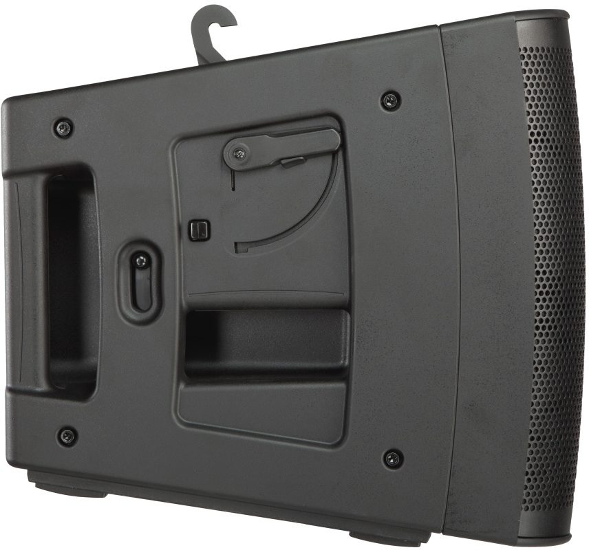 QSC KLA12 Active Line Array Speaker System, Black, Side with Hook
