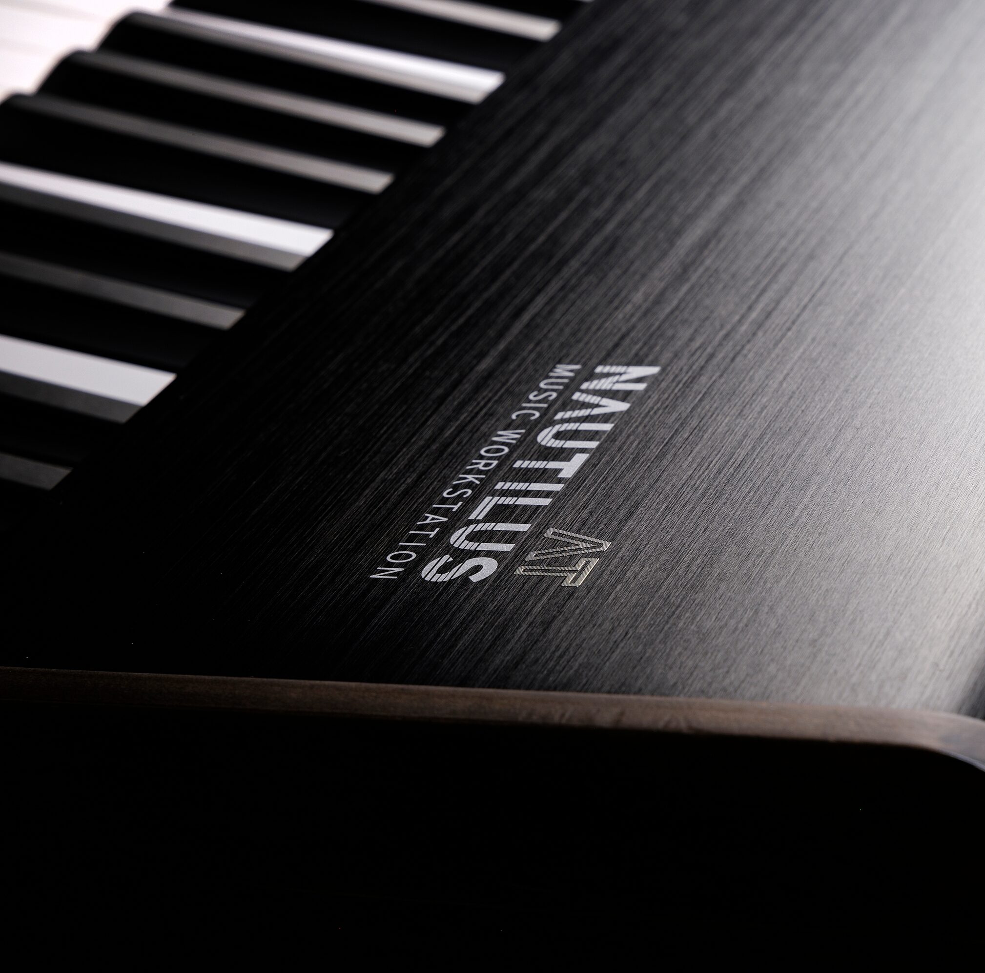 Korg Nautilus 88 AT Synthesizer Workstation Keyboard, Black, Action Position Back