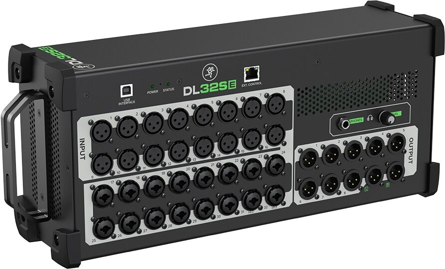 Mackie DL32SE 32-Channel Wireless Digital Rack Mixer, New, Action Position Back