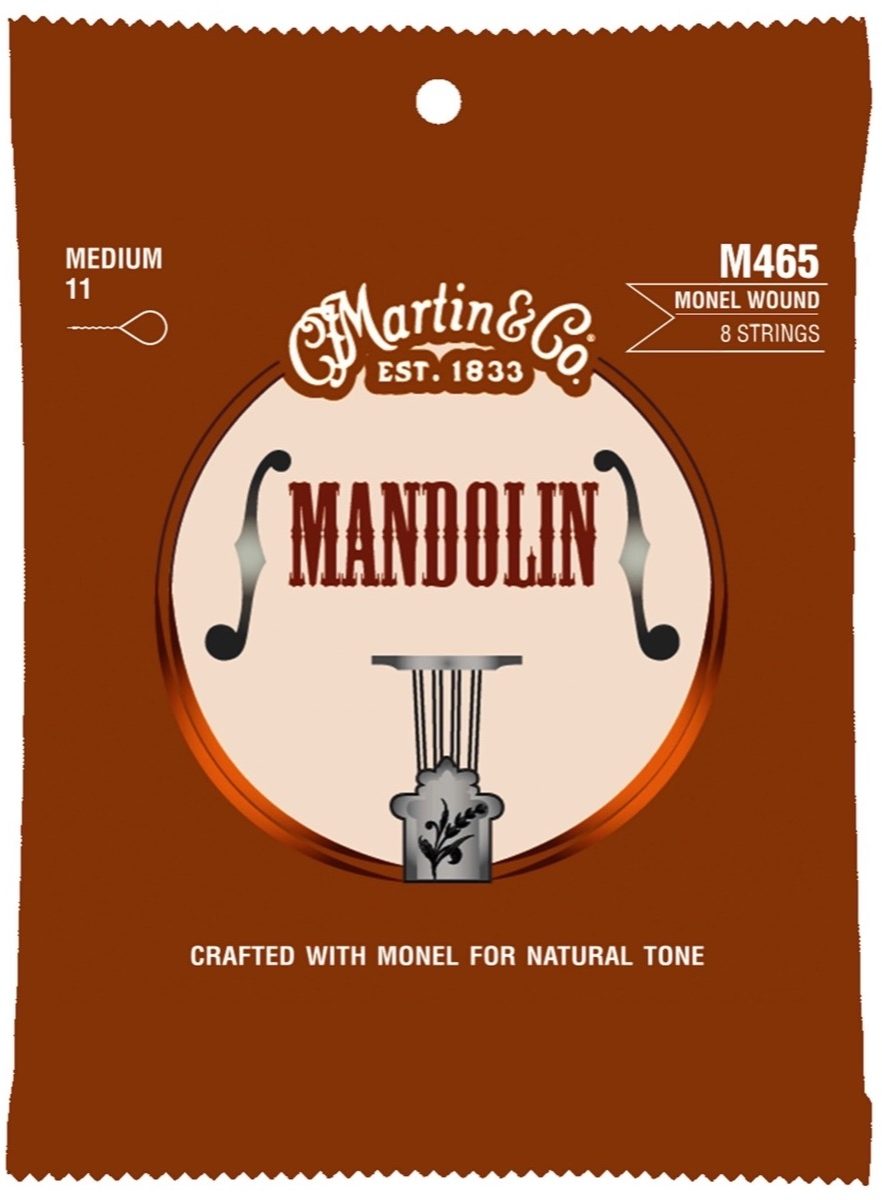 Martin M465 Monel Wound Mandolin Strings, Medium, Main