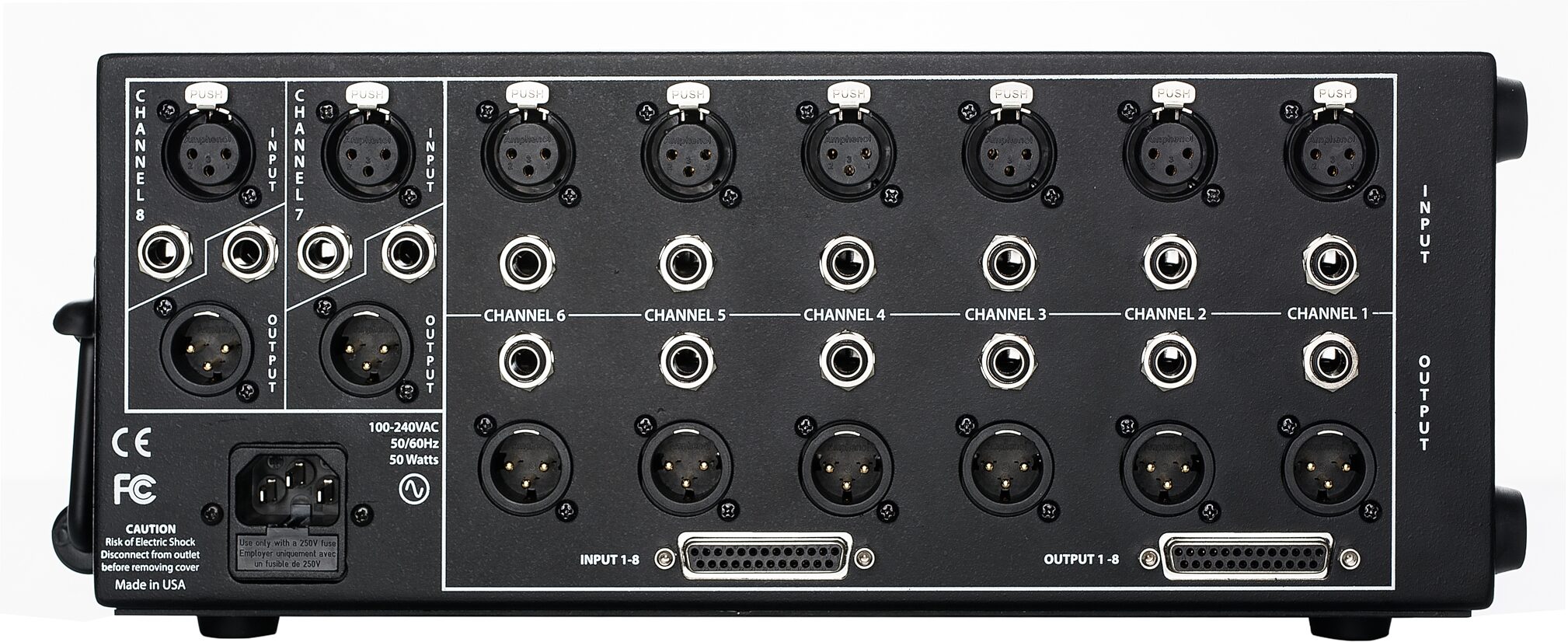 Rupert Neve Designs R6 Six-Space 500-Series Rack, New, Action Position Back