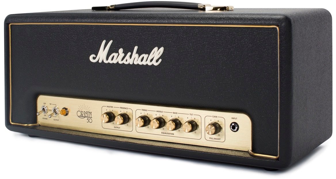 Marshall Origin50H Guitar Amplifier Head (50 Watts), New, ve