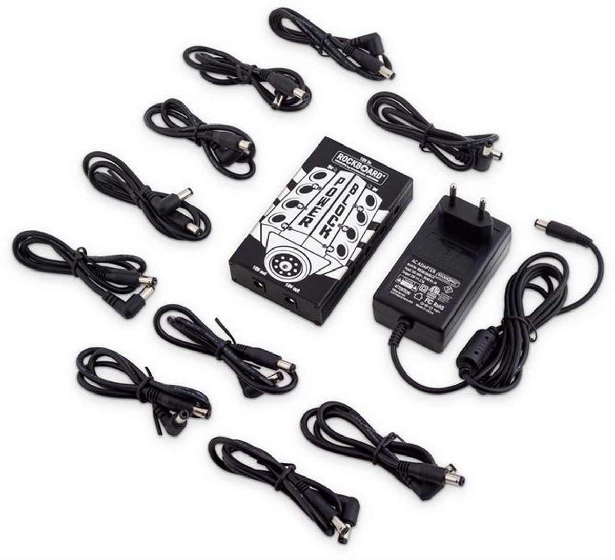 RockBoard Power Block 10 Output Pedal Power Supply, New, Alt