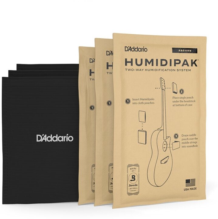 D'Addario PW-HPAP-03 Absorb Replacement, 3-Pack, Action Position Back