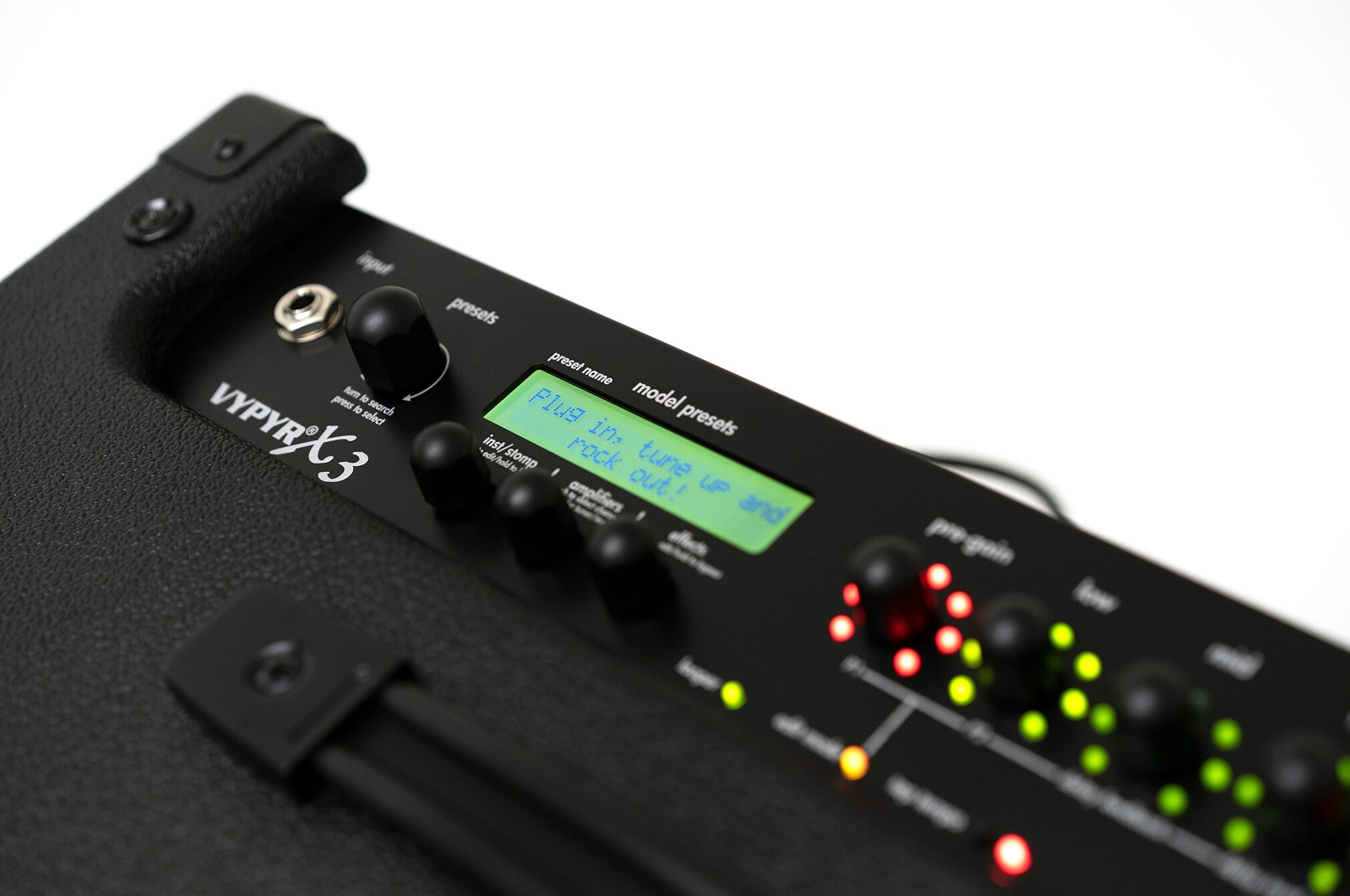 Peavey Vypyr X3 Modeling Guitar Combo Amplifier (100 Watts, 1x12"), New, Action Position Back