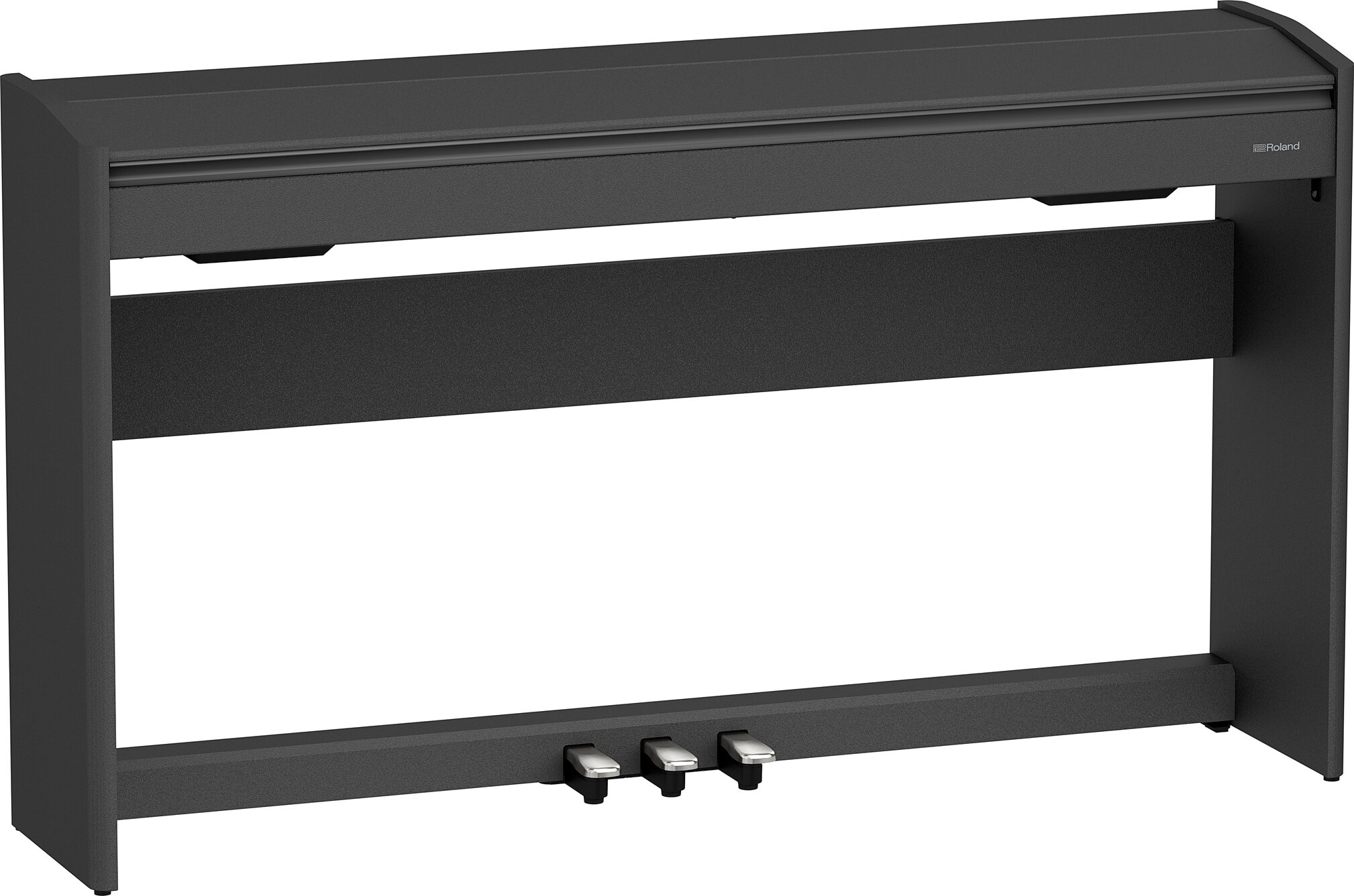 Roland F-107 Digital Piano, Black, Action Position Back