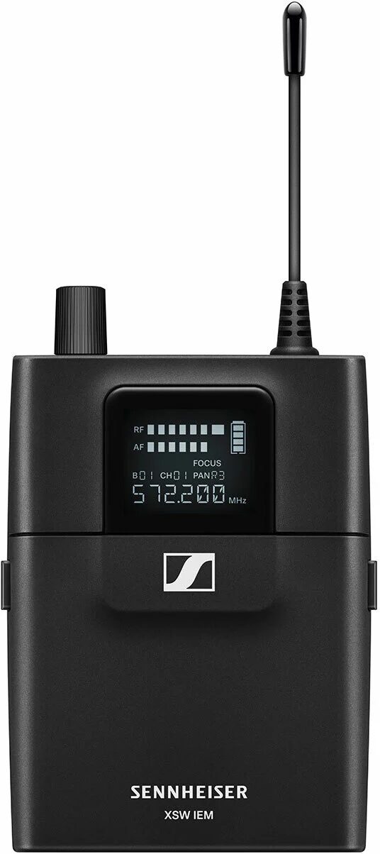 Sennheiser XSW IEM SET Wireless In-Ear Monitor System, Band A (476 - 500 MHz), Receiver Front