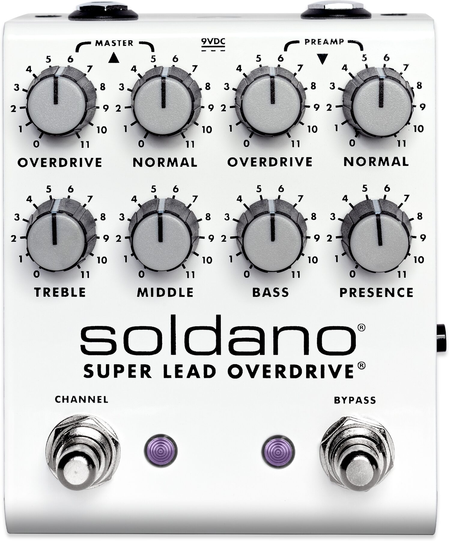 Soldano SLO PLUS Dual-Channel Overdrive Pedal, New, Action Position Back