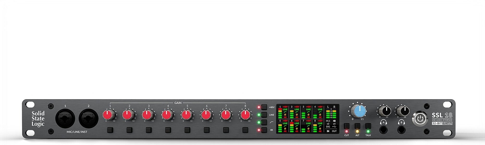 Solid State Logic SSL 18 USB Audio Interface, New, Action Position Back