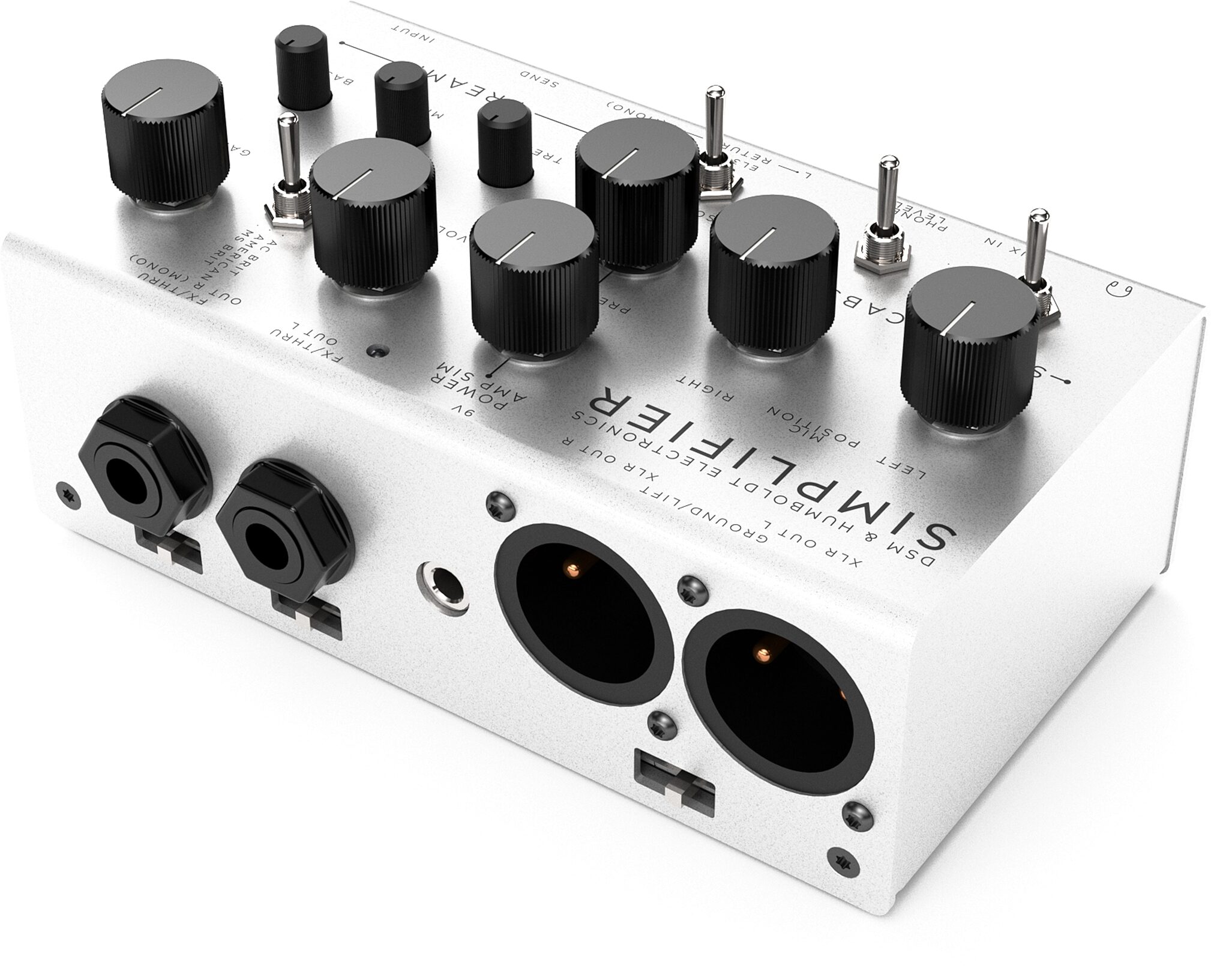 DSM Humboldt Simplifier Preamp and Stereo Cab Simulator, New, Action Position Back