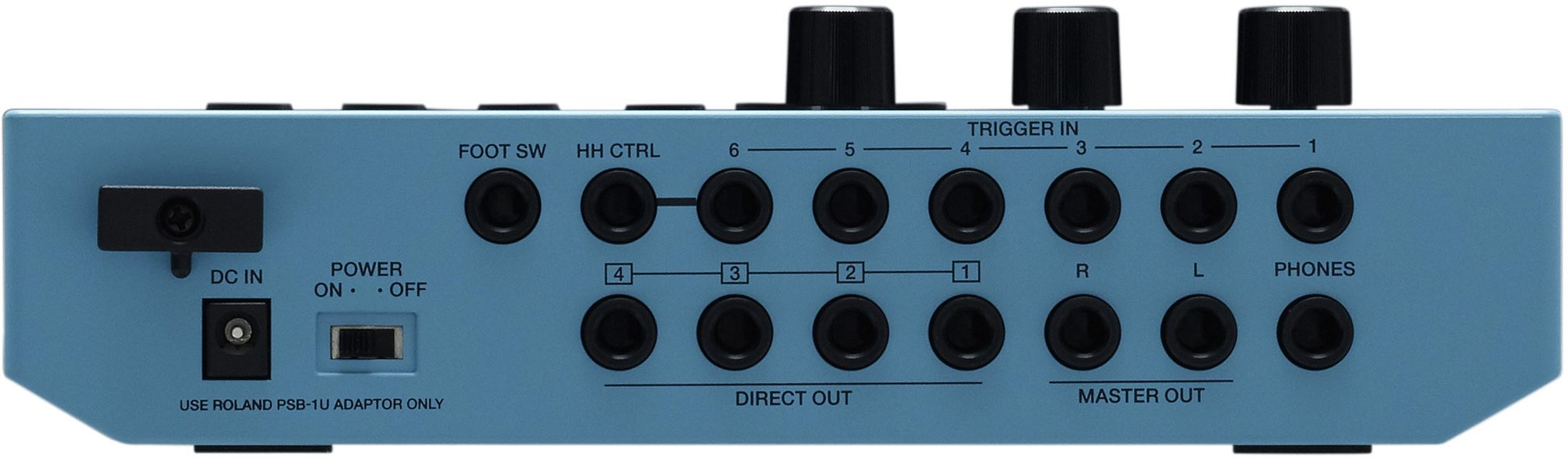 Roland TM-6 PRO Drum Trigger Module, New, Rear
