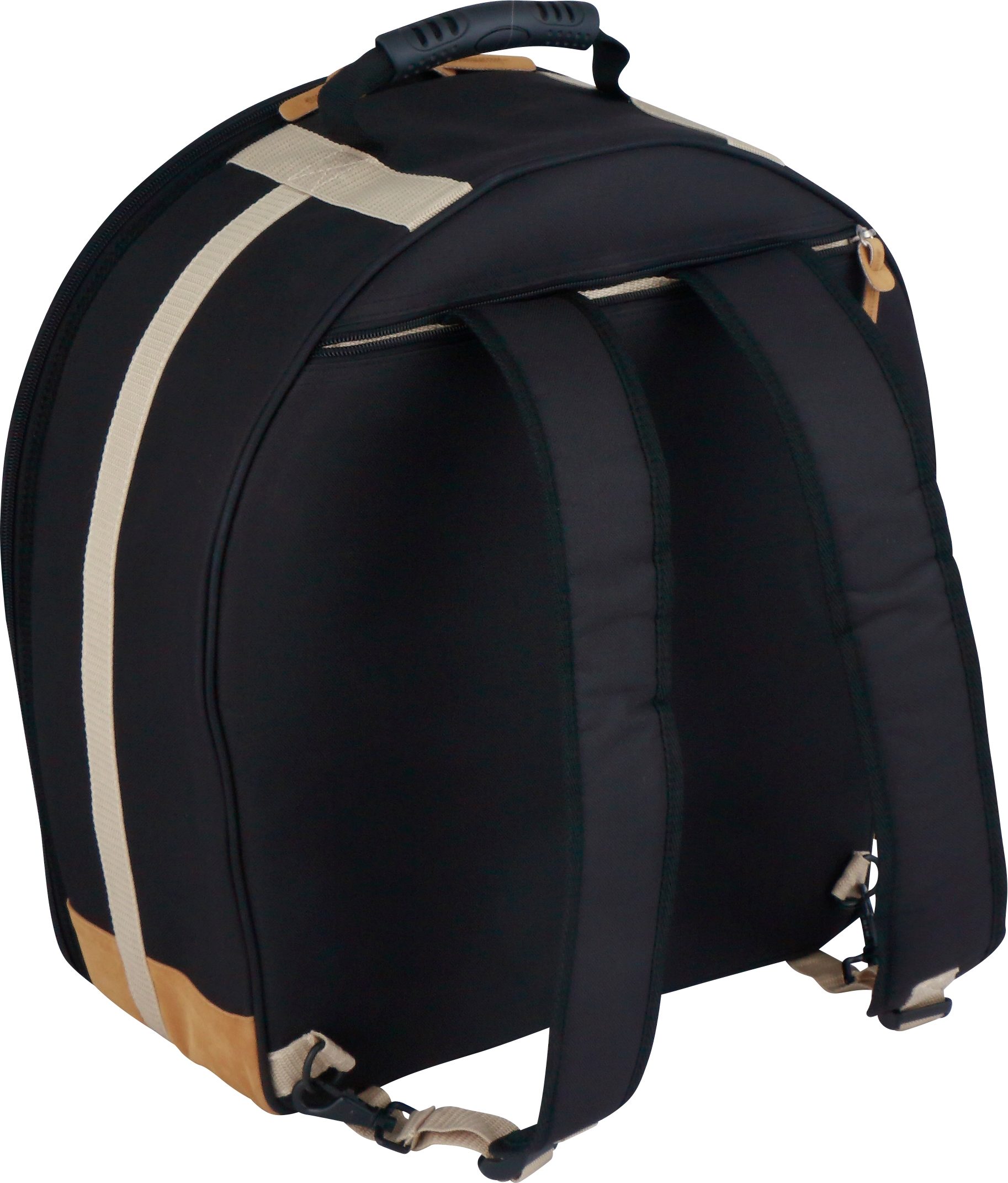 Tama Power Pad Backpack Snare Drum Bag, Black, 6.5x14 Inch, Main Back