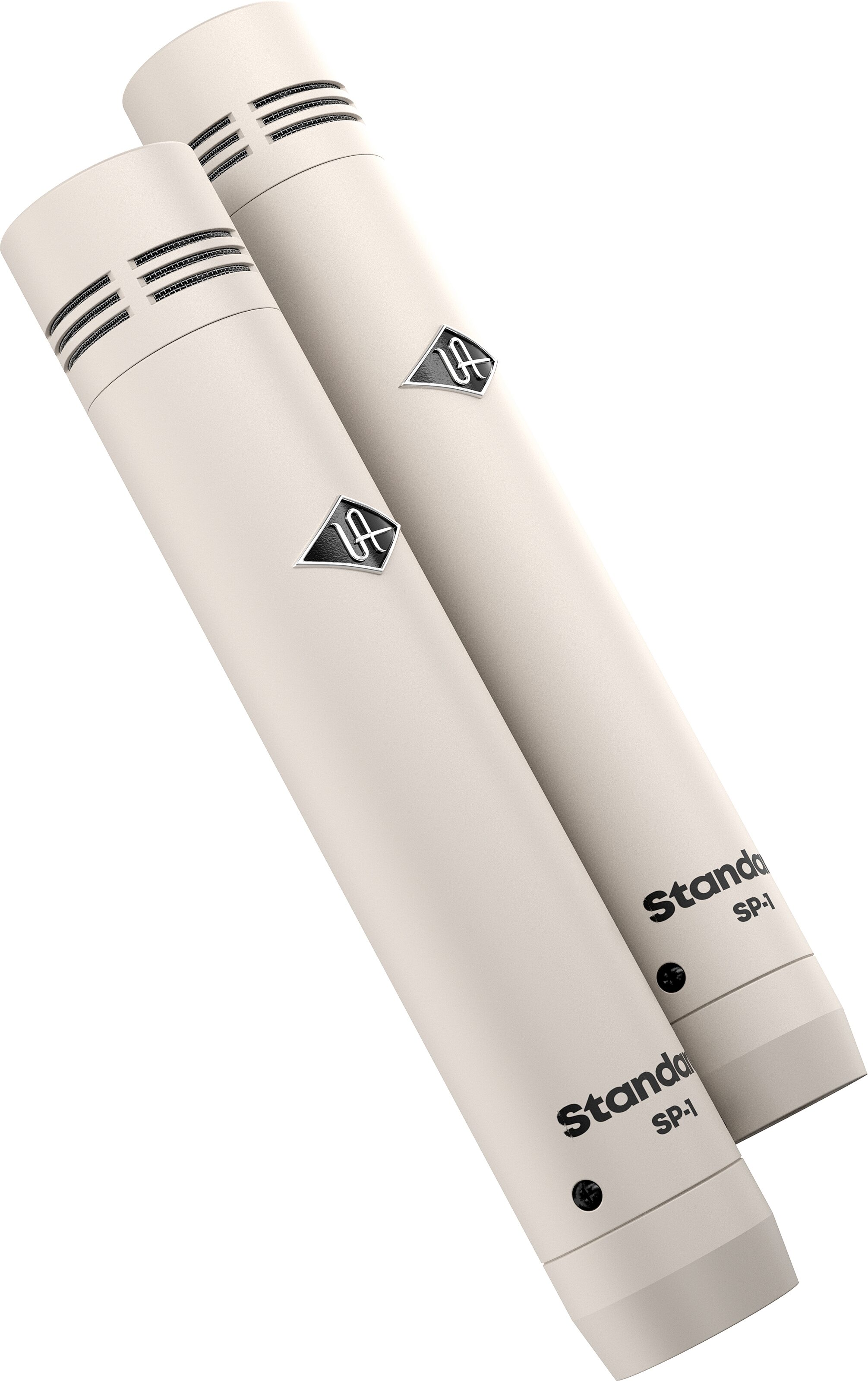 Universal Audio Standard SP-1 Small-Diaphragm Condenser Microphones Pair with Hemisphere Mic Modeling Plug-in, Pair, Action Position Back
