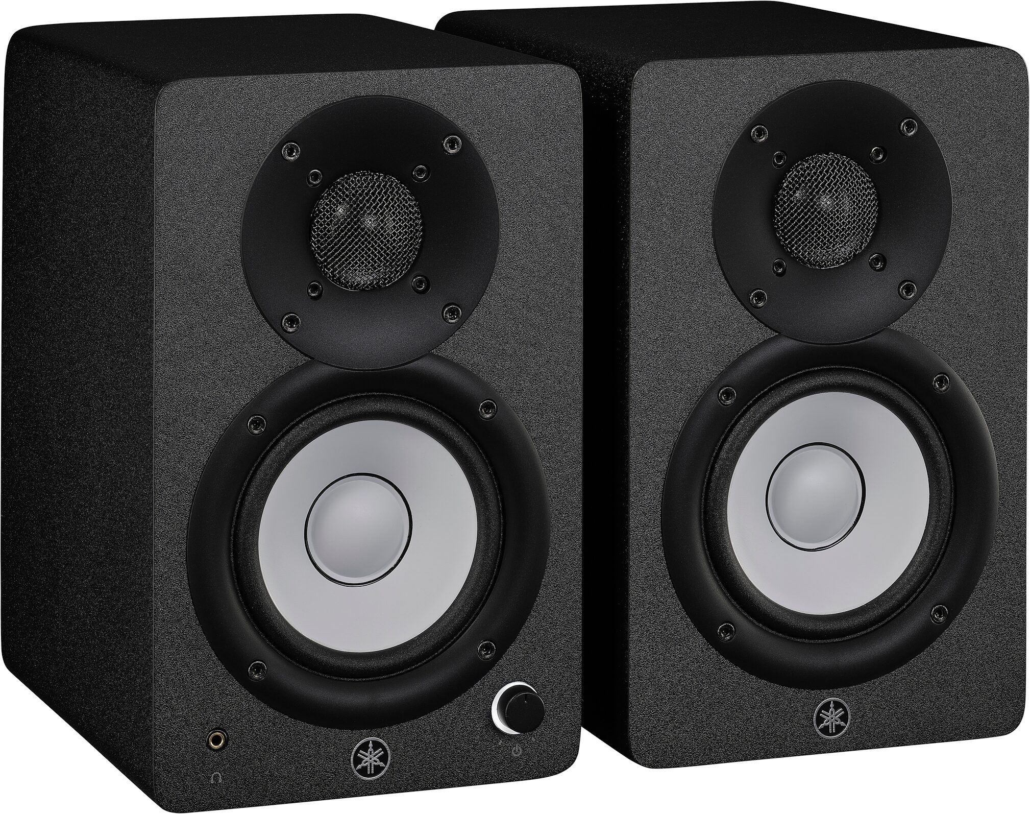Yamaha HS4 Powered Studio Monitors, Black, Pair, Action Position Back
