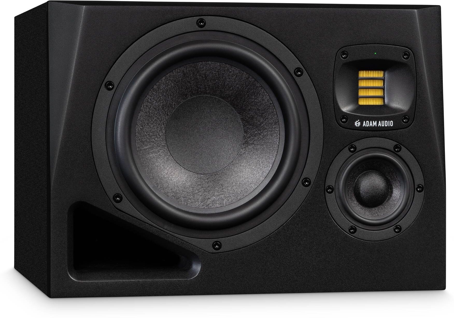 ADAM Audio A8H Active 3-Way Studio Monitor, A8HL, Left Side, Single Speaker, Angled Front
