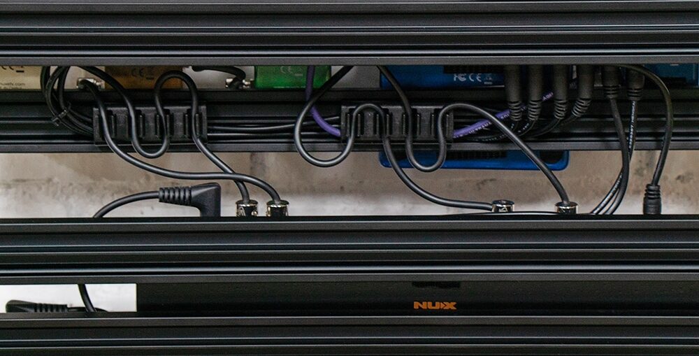 NUX Bumblebee Large Pedalboard, With Bag, Detail Back