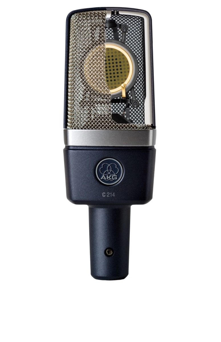 AKG C214 Large-Diaphragm Condenser Microphone, Single Mic, Capsule