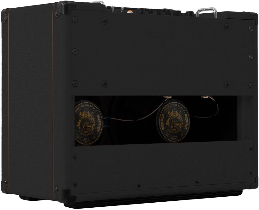 Orange Rocker 32 Guitar Combo Amplifier (30 Watts, 2x10"), Black, Black View 2
