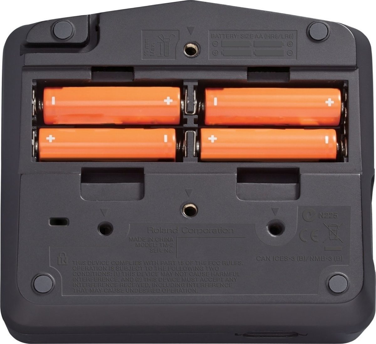 Roland TM-2 Drum Trigger Module, Batteries