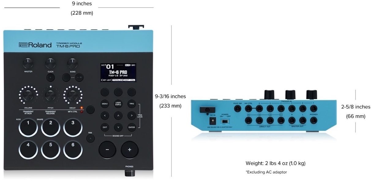 Roland TM-6 PRO Drum Trigger Module, New, ve